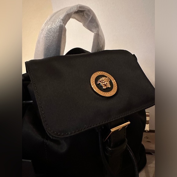 VERSACE Mini nylon drawstring backpack (NEW) - Picture 9 of 12